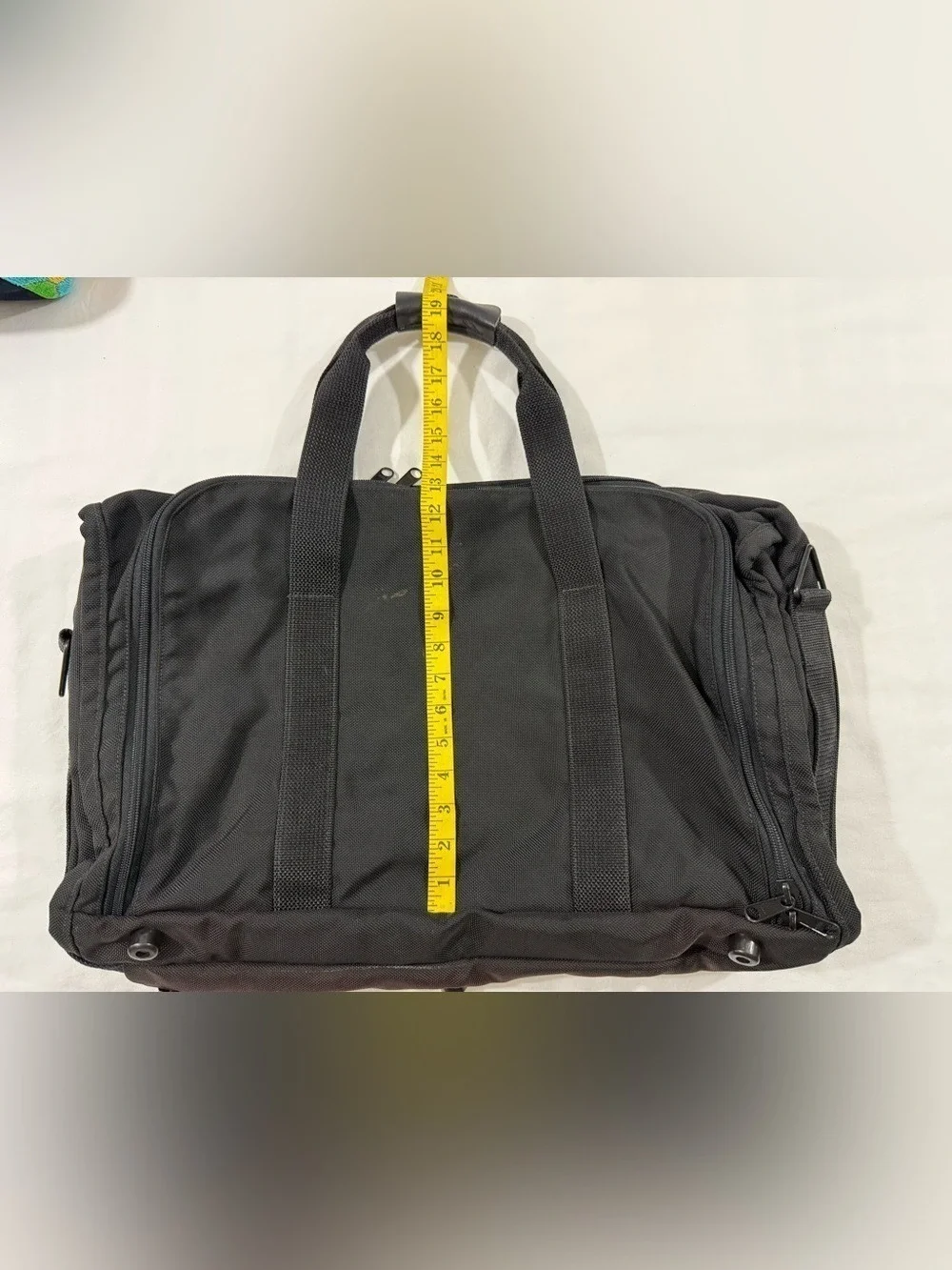 Tumi Alpha Ballistic Nylon Expandable Garment Duffel Travel Bag USA